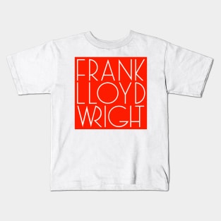 Frank Lloyd Wright Kids T-Shirt